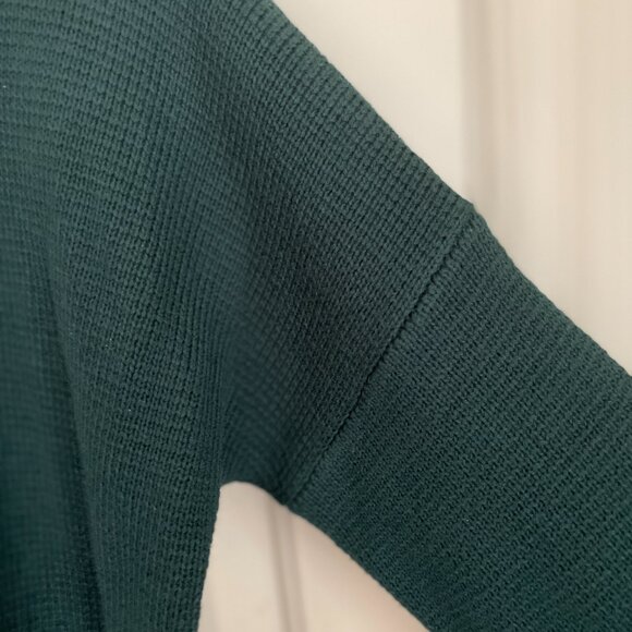 NEW J CREW Milano Open Front Long Cardigan Jacket S NWT Old Forest Green - Picture 6 of 9